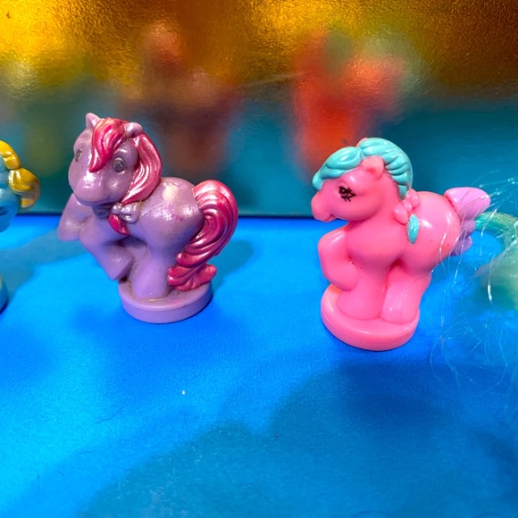 MY LITTLE PONY G1 80’s PETITE PONIES PRETTY N PEARLY PONIES & A PONY TAILS PONY - Picture 9 of 15
